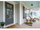 Front porch with rocking chairs and a welcoming atmosphere at 2186 Midden Dr, Mount Pleasant, SC 29466