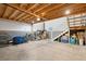Unfinished garage offering plenty of storage area at 2186 Midden Dr, Mount Pleasant, SC 29466
