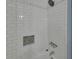 Bathroom with white subway tile and a shower/tub combo at 2345 Tall Sail Dr # C, Charleston, SC 29414