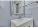 Bathroom with a white vanity and silver framed mirror at 2345 Tall Sail Dr # C, Charleston, SC 29414