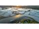 Aerial view of a tranquil waterfront setting at 2371 Shipwatch Rd, Kiawah Island, SC 29455