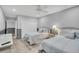 Guest bedroom with two twin beds and ocean view at 2371 Shipwatch Rd, Kiawah Island, SC 29455