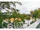 View of a snow covered golf course from a balcony at 251 Driftwood Ln # 251, Edisto Island, SC 29438