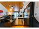 Well-equipped kitchen with wood ceilings and stainless steel appliances at 251 Driftwood Ln # 251, Edisto Island, SC 29438