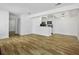 Dining area with hardwood floors and kitchen with island at 267 Alexandra # 6, Mount Pleasant, SC 29464