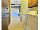 Convenient laundry area with washer, dryer and access to the living room at 303 Swamp Fox Ln, Goose Creek, SC 29445