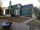 Home's backyard with fire pit and patio at 3100 Sonja Way, Mount Pleasant, SC 29466