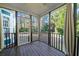 Relaxing screened porch overlooking backyard at 3100 Sonja Way, Mount Pleasant, SC 29466