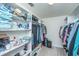 Spacious walk-in closet with shelving and hanging space at 3157 Timberline Dr, Johns Island, SC 29455