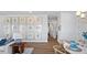 Bright dining area with hardwood floors and a gallery wall at 374 Trailmore Ln, Summerville, SC 29486