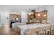 Modern kitchen with stainless steel appliances and light wood cabinets at 374 Trailmore Ln, Summerville, SC 29486