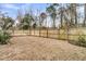 Fenced backyard with a grassy lawn and wooden fence at 3765 Sawmill Ct, Mount Pleasant, SC 29429