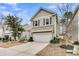 Attractive two-story house with gray siding, landscaping, and a driveway at 3765 Sawmill Ct, Mount Pleasant, SC 29429
