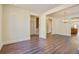 Empty dining room with hardwood floors and chandelier at 109 Red Leaf Blvd, Moncks Corner, SC 29461