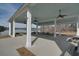 Lakeside gazebo with multiple picnic tables and fans at 109 Red Leaf Blvd, Moncks Corner, SC 29461