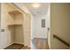 Hallway with laundry closet and extra storage at 109 Red Leaf Blvd, Moncks Corner, SC 29461
