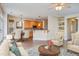 Living room features hardwood floors and stylish furniture at 109 Red Leaf Blvd, Moncks Corner, SC 29461
