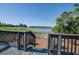 Steps leading down to a waterfront platform at 109 Red Leaf Blvd, Moncks Corner, SC 29461