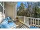 Relaxing deck with wooded views and seating at 113 Claret Cup Way, Charleston, SC 29414