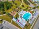 Aerial view of community pool and surrounding amenities at 117 Wonder Sol Way, Summerville, SC 29485