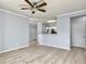 Spacious living room featuring hardwood floors and an open floor plan at 130 River Landing Dr # 7210, Daniel Island, SC 29492