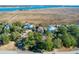 Aerial view of property showcasing home's location near waterfront at 1563 Headquarters Plantation Dr, Johns Island, SC 29455