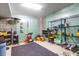 Finished basement workshop with plenty of storage at 1563 Headquarters Plantation Dr, Johns Island, SC 29455