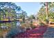 Wooden dock on calm waterway, surrounded by tranquil marsh grasses at 1563 Headquarters Plantation Dr, Johns Island, SC 29455