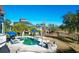 Inviting kidney-shaped pool with patio furniture and lush landscaping at 1563 Headquarters Plantation Dr, Johns Island, SC 29455
