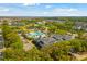 Community overview featuring pool, clubhouse, and lush landscaping at 1646 Red Tide Rd, Mount Pleasant, SC 29466