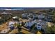 Aerial view of neighborhood with waterfront access at 1646 Red Tide Rd, Mount Pleasant, SC 29466