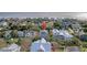 Aerial view showing home's location near the beach at 209 Charleston Blvd, Isle of Palms, SC 29451