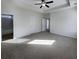 Large main bedroom with carpet and access to bathroom at 217 Forsythia Ave, Summerville, SC 29483