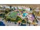 Community pool, tennis courts, and parking at 25 Mariners Cay Dr, Folly Beach, SC 29439