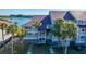 Another aerial view of the condo building at 25 Mariners Cay Dr, Folly Beach, SC 29439