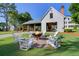 Community fire pit with seating, perfect for gatherings at 3002 Cross Vine Ln, Summerville, SC 29483