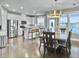 Eat-in kitchen with stainless steel appliances and granite countertops at 3002 Cross Vine Ln, Summerville, SC 29483