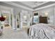 Spacious main bedroom with carpeted floors and en-suite bathroom at 3002 Cross Vine Ln, Summerville, SC 29483