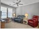 Relaxing office with leather recliner and sofa at 3002 Cross Vine Ln, Summerville, SC 29483