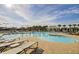 Large community pool with plenty of lounge chairs at 3002 Cross Vine Ln, Summerville, SC 29483