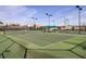 Tennis courts with surrounding fence at 3002 Cross Vine Ln, Summerville, SC 29483