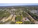 Aerial view of a wooded lot ready for building at 3041 Nye View Cir, Mount Pleasant, SC 29466