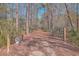 Gated entrance to a wooded trail at 3041 Nye View Cir, Mount Pleasant, SC 29466