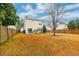 Large backyard with wooden fence and open space at 3312 Middlesboro Ave, Summerville, SC 29485