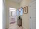 Small powder room with pedestal sink and tiled floor at 3312 Middlesboro Ave, Summerville, SC 29485