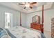 Spacious bedroom with a post bed, dresser and carpet flooring at 3312 Middlesboro Ave, Summerville, SC 29485