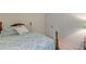 Cozy bedroom with a double bed and a window with blinds at 3312 Middlesboro Ave, Summerville, SC 29485