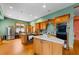 Spacious kitchen featuring ample cabinetry, island, and stainless steel appliances at 3687 Hilton Dr, Johns Island, SC 29455