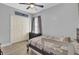 Bedroom with twin bed, dresser, and closet at 369 Groomsville Rd, Moncks Corner, SC 29461
