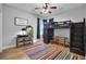 bedroom with bunk bed and colorful rug at 369 Groomsville Rd, Moncks Corner, SC 29461